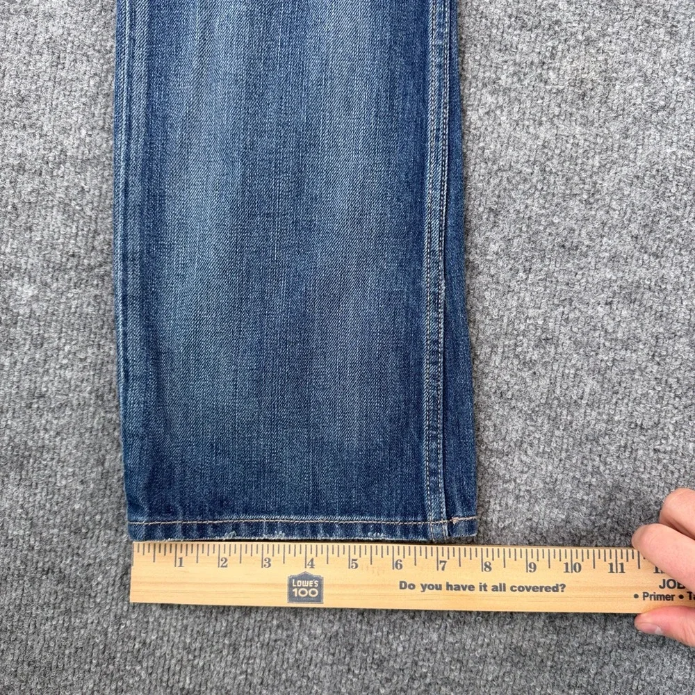 Levis 537 Jeans Mens 30x30 Slim Bootcut Blue Faded Denim Western Low Rise